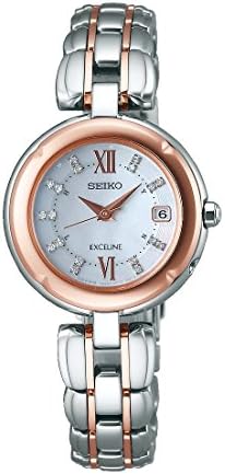 SEIKO EXCELINE Christmas limited 300 pieces SWCW128 solar radio watch diamond