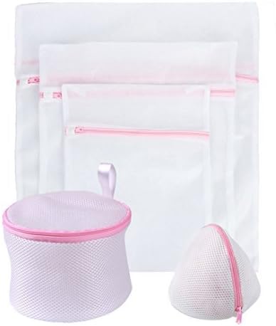 Delicates Laundry Bags Premium Quality Wash Bag (Set of 5), Perfect for Lingerie, Bras, Hosiery, and Luxury Garment, Travel Laundry Bag