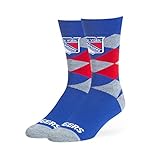 NHL New York Rangers OTS Blaine Dress Sock, Royal, Large