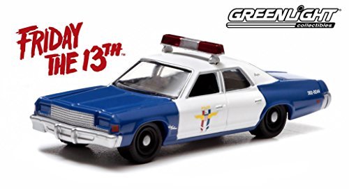 Friday the 13th (1980) 1977 Dodge Royal Monaco w/Mrs.Voorhees Figure 1/64 by Greenlight 44670A