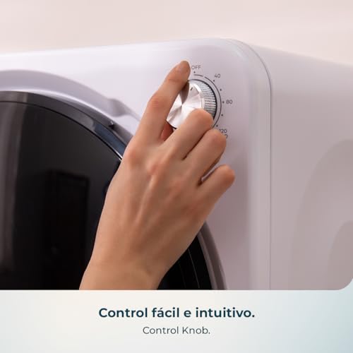 Mini Secadora de Evacuación 2,5Kg Bolero DressCode Dry 3150V. 950W, 6 Programas, Programa ECO, Control Knob Intuitivo, Secado Rápido y Eficiente, Ideal Espacios Pequeños, Blanco
