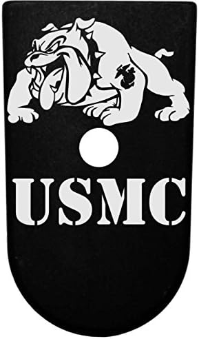 Molon Labe Laser Engraved Magazine Base Plate for Ruger LC9/LC9s Pistols - Marine Bulldog