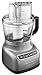 KitchenAid KFP0922CU 9 Cup Food Processor with Exact Slice System, 9 Cup, Contour Silver