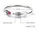 VNOX Blood THINNER Bracelet Stainless Steel Medical Alert ID Bangle Bracelet 7.5