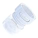 Dot&Dot Travel Bottles - 4 Piece Set of 2 oz Leak Proof Travel Containers for Travel Size Toiletries