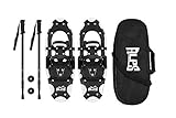 ALPS Adult All Terrian Snowshoes set for Men,Women,Youth with Trekking Poles,Carrying tote Bag 22