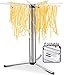 Gourmia GPD9355 Pasta Drying Rack – Eight Detachable Rotating Arms, Collapsible and Foldable - Includes Noodle and Spaghetti Transporting Wand, Anti Slip Silicone