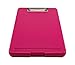 Tytroy Slim Pink Plastic Storage Clipboard Letter Size Clipboard