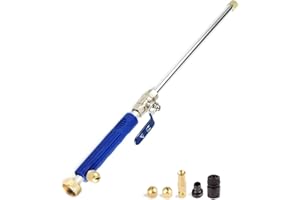 Homietai Magic High Pressure Wand - Improved Hydro Water Jet, Power Washer Water Hose Nozzle, Glass Cleaner, Garden Sprayer C