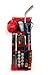 Crawford-Lehigh FSSBV16 Crawford Vertical Sport Storage Organizer, 9 in L X 18 in W X 48 in D, Black/Red
