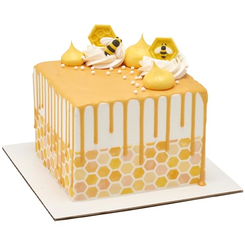 DECOPAC CAKE DRIP, YELLOW COLOR, VANILLA FLAVOR, MATTE LIKE CHOCOLATE, 6.35 OZ