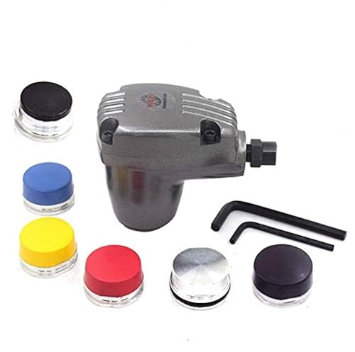 QMGXOU Air Palm Hammer – Pneumatic Hand Tool, 1000 BPM, 125 PSI Max, 6 Tips Included, Compact 1kg, For Auto Body, Woodworking & More