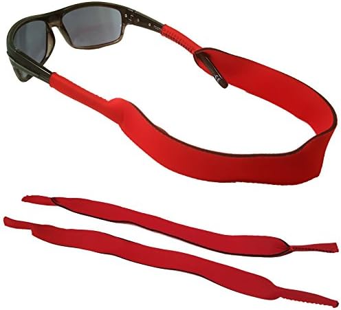Glasses and Sunglasses Sport Strap - 2 Pack (Red)