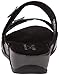 Skechers Women's Palm Springs Dress Sandal, Black/Pewter, 8 M US