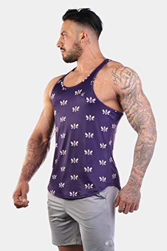Jed North Bodybuilding Tank Top Gym Stringer Y-Back Muscle Racerback