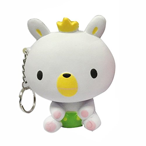 Vipe Kawaii Slow Rising Squishy Slice Bear Cream Scented Slow Rising Hand Wrist Toy Color Random