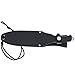 Survival knife cudeman 2010, with rubber handle, 16 cm blade 