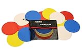 Uber Soccer Flat Spot Marker - Non-Slip Rubber - Set of 20