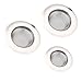 Sinide 3PCS Stainless Steel Sink Strainer - 2 Pcs 4.5 Inch and 1 Pcs 2.75 Inch, Sink Drains Cover - Stripe Wave Mesh, Sink Stopper Perfect for Kitchen, Bathroom, Shower, Outdoor Drain (Style1)