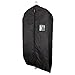 HANGERWORLD Super Strong Waterproof Black Nylon Suit Cover Bag - 44