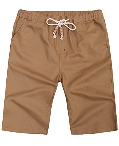 MIEDEON Men's Linen Casual Classic Fit Short