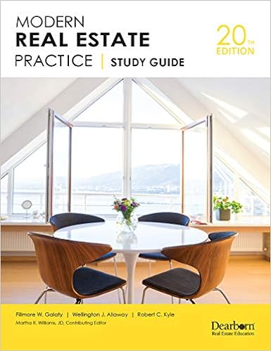 Amazon Com Modern Real Estate Practice Study Guide 9781475463743 Galaty Fillmore W Allaway Wellington J Kyle Robert C Books