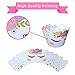 Coco & Ella Unicorn Party Cupcake Toppers Wrappers - Birthday Baby Shower Party Cake Decorations 24 Pcs Set + 3 Tier Cupcake Dessert Tower Stand