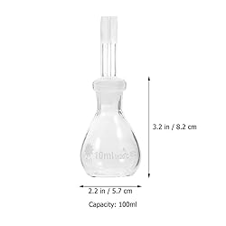 iplusmile 100ml Glass Pycnometer Bottle Lab Bottle