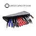 Pencil Case Pen Case, Pouch, and Pencil, Felt Student Stationary Zipper Bag, Organizer Large Capacity Perfect for Pens, Pencils, Gel Water Markers School Supplies with Special Key Ring (Grey)