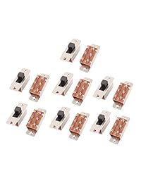 Uxcell 14 Pcs 250 VAC 3 A 125 VAC 6 A 6 Terminal 2 Posición DPDT ON OFF Mini interruptor deslizante