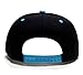 City Hunter Cf918t Plain Blank Snapback Caps (22 Colors) (Black with Teal Visor)