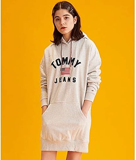 tommy jeans logo hoodie women's