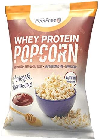 Feel Free Nutrition Whey Protein Popcorn 15x100g Honey Barbecue