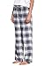 CYZ Women's 100% Cotton Super Soft Flannel Plaid Pajama/Lounge Pants