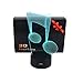 Visual 3D Night light Note Shape 2D Table Lamp for Music Guitar lovers toys Musical instruments Gift Acrylic LED lighting Furniture Decorative colorful 7 color change household Home Desk Accessories