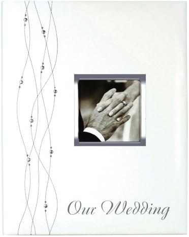 Amazon Com Cr Gibson Precious Platinum Wedding Memory Book Health Personal Care