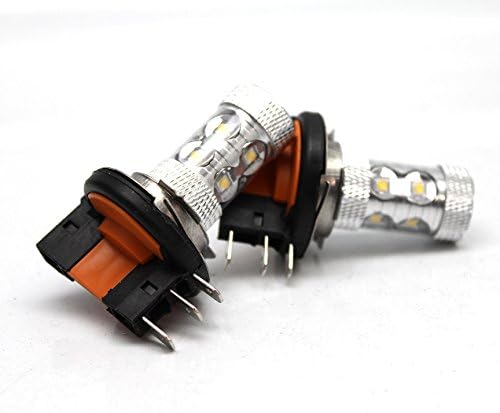 60W Pair CREE H15 LED Bulbs For Audi BMW Mercedes Volkswagen For Daytime Running Lights