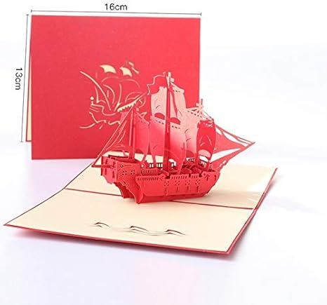 Amazon Co Jp ボーイフレンドお父さんのためのカードポストカードヴィンテージ手作りの折り紙紙のレーザーカットクラフト誕生日 プレゼントをご挨拶父の日3dポップアップ 色 4003 R ホーム キッチン