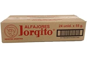 LATAM CONCEPT Alfajor Jorgito filled with dulce de leche and covered with chocolate - Bulk of 24 units