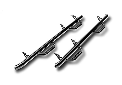 N-FAB D0989RC-4 Gloss Black Nerf Step; Bed Access Dodge Ram 1500 / 2500 / 3500 Regular Cab 8' Long Bed (Fits Single Rear Wheel & Dually) 09-18 - Thumbnail 2