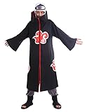 SDWKIT Naruto Shippuden Hidden Waterfall Akatsuki Member Kakuzu Outfit Set