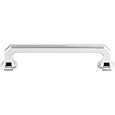 Top Knobs TK288PC Chareau Collection 5" Emerald Pull, Polished Chrome