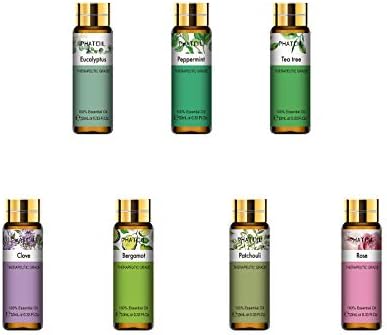 PHATOIL エッセンシャルオイルセット 10ml×7本セット 精油 アロマオイル プレゼント