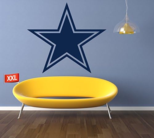 NFL logo decal, Dallas Cowboys, Dallas Cowboys large decal, Dallas Cowboys decal, Dallas Cowboys sticker, Dallas Cowboys wall decal,Dallas Cowboys logo decal pf30 (22" x 22")
