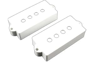 Pickup Cover Set for P Bass White Allparts PC-0951-025