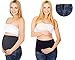 Maternity Fit, Bamboo Belly Band with Waist Extenders for All Stages of Pregnancy, 3-4 items