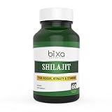 Shilajit Capsules with fulvic acid (Asphaltum extract Powder) 60 veg capsules (450mg) Best Rejuvenate Agent | Herbal supplement to Increase Vigour, Vitality, Stamina & Strength
