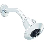 Delta 75152 3-7/8" Single-Function Shower Head with H2Okinetic Technology, Chrome