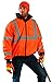 OccuNomix LUX-ETJBJ-O3X Value Bomber Jacket, Class 3, ANSI Polyester, 3X-Large, Orange