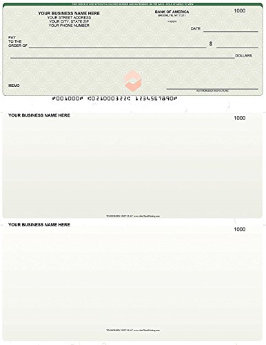 ABC Computer Voucher Business Checks, QuickBooks